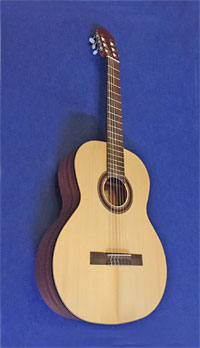 Lacuerda, Model 65 M, classical guitar spruce, mahogany, scale 65 cm, matt finished