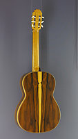 Ricardo Moreno, Modell C-Z, Konzertgitarre Zeder, Ziricote, R&uuml;ckseite
