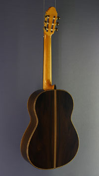 Antonio Marin Montero classical guitar cedar rosewood, year 2011, back view