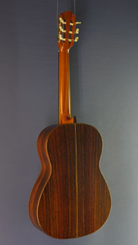 Edgar M&ouml;nch classical guitar, spruce, rosewood, year, 1976, back view